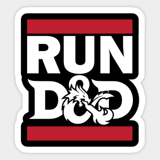 RUN D&D Sticker